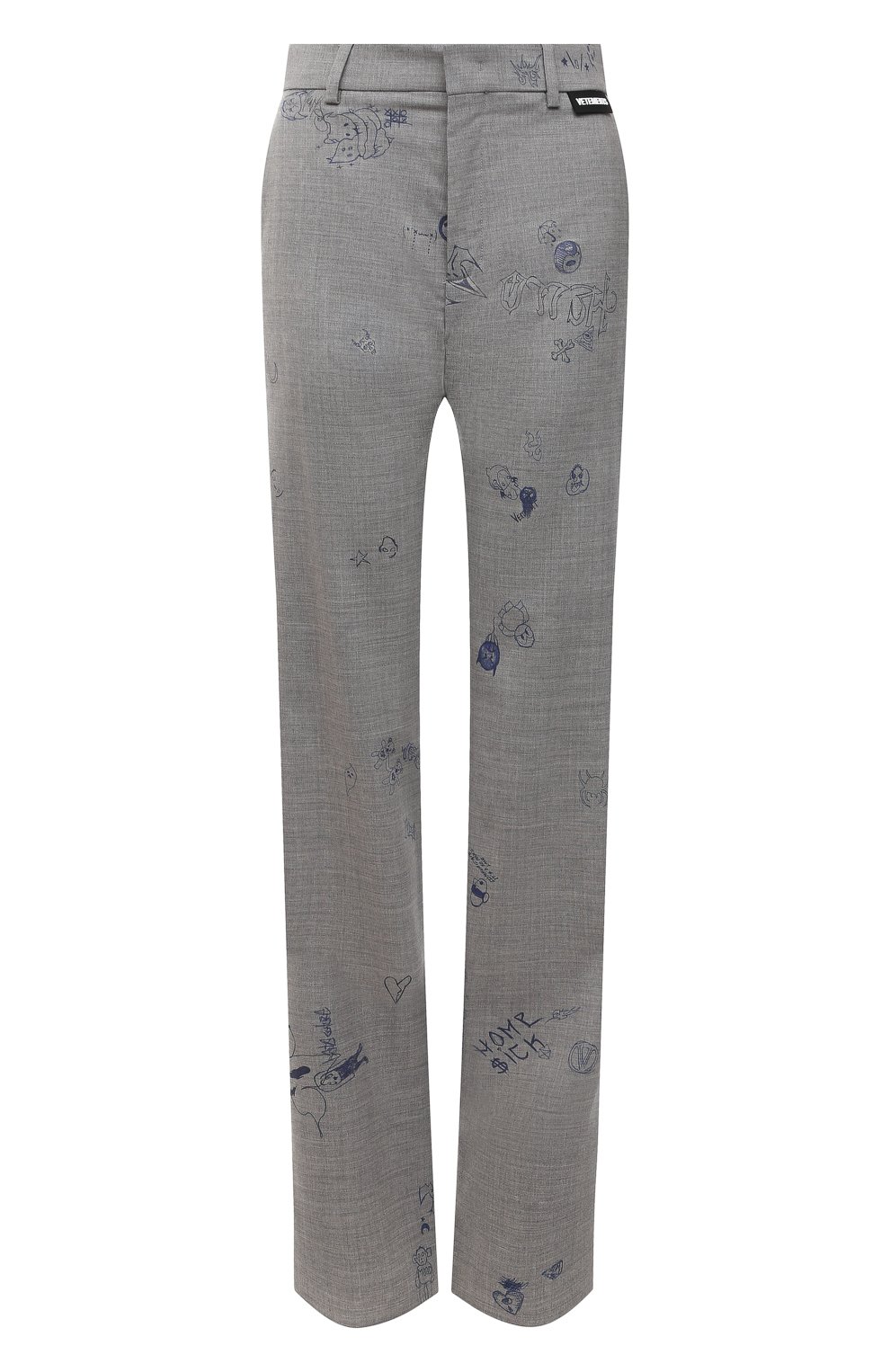 Шерстяные брюки VETEMENTS, арт. WE52PA300G 1212/GREY, фото 1