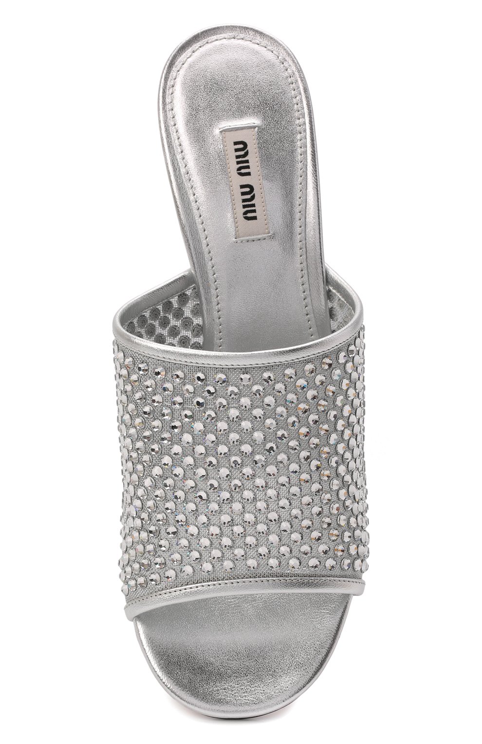 Текстильные мюли MIU MIU, арт. 5XX539-3LJ4-F0118-065, фото 6