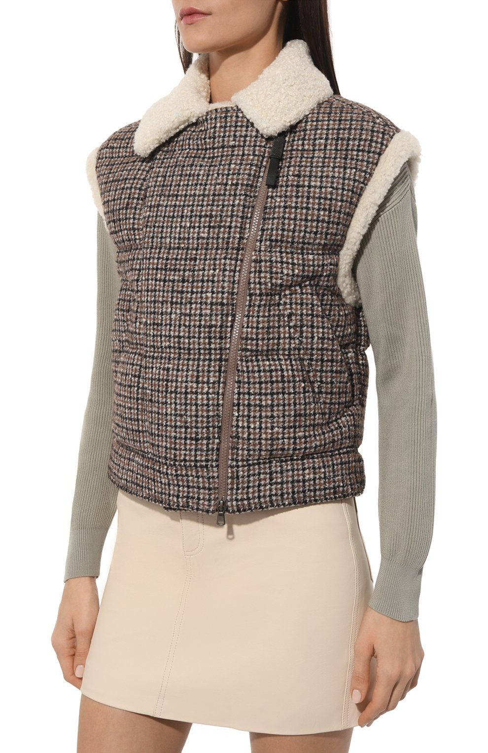 Меховой жилет BRUNELLO CUCINELLI, арт. MD5552748, фото 3