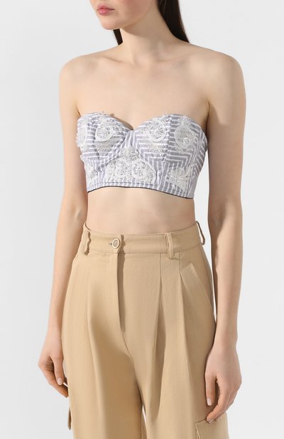 Хлопковый топ ERIKA CAVALLINI, арт. PE/P/P0SJ04, фото 3