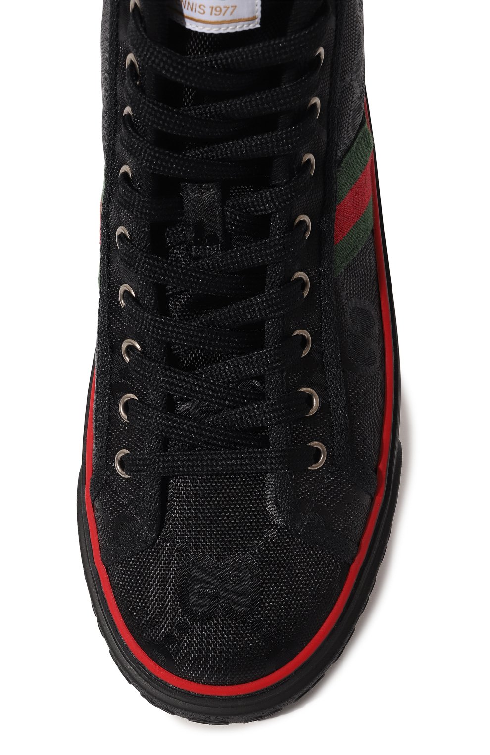 Текстильные кеды gucci tennis 1977 GUCCI, арт. 628717 H9H80, фото 6