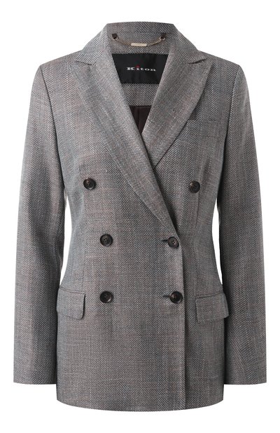 Женский жакет из кашемира и шерсти KITON, арт. D46523K0912A07