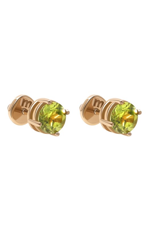 Серьги-пусеты Cartoon Baby с хризолитом Moonka cr-bb-er-hr Зелёный  cr-bb-er-hr Фото 3