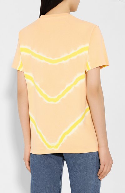 Хлопковая футболка M MISSONI желтого цвета по цене 25800 руб., арт. 2DL00021/2J002B, фото 4 Хлопковая футболка M MISSONI, арт. 2DL00021/2J002B, фото 4