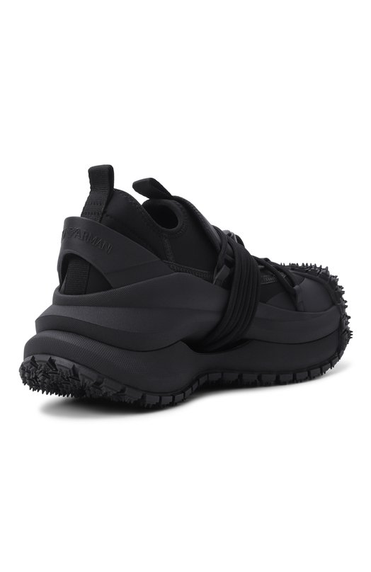 Текстильные кроссовки Emporio Armani EM003915/AF20463 Чёрный  EM003915/AF20463 Фото 4