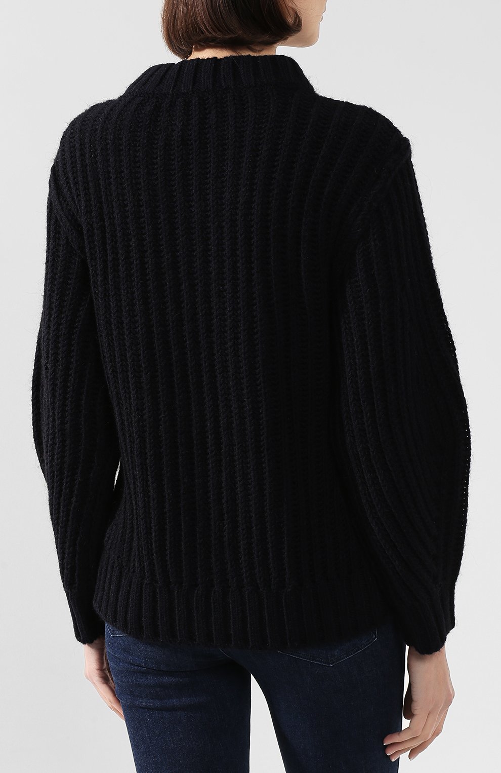 Свитер ZADIG AND VOLTAIRE темно-синего цвета по цене 26600 руб., арт. WHMF1137F, фото 4 Свитер ZADIG AND VOLTAIRE, арт. WHMF1137F, фото 4