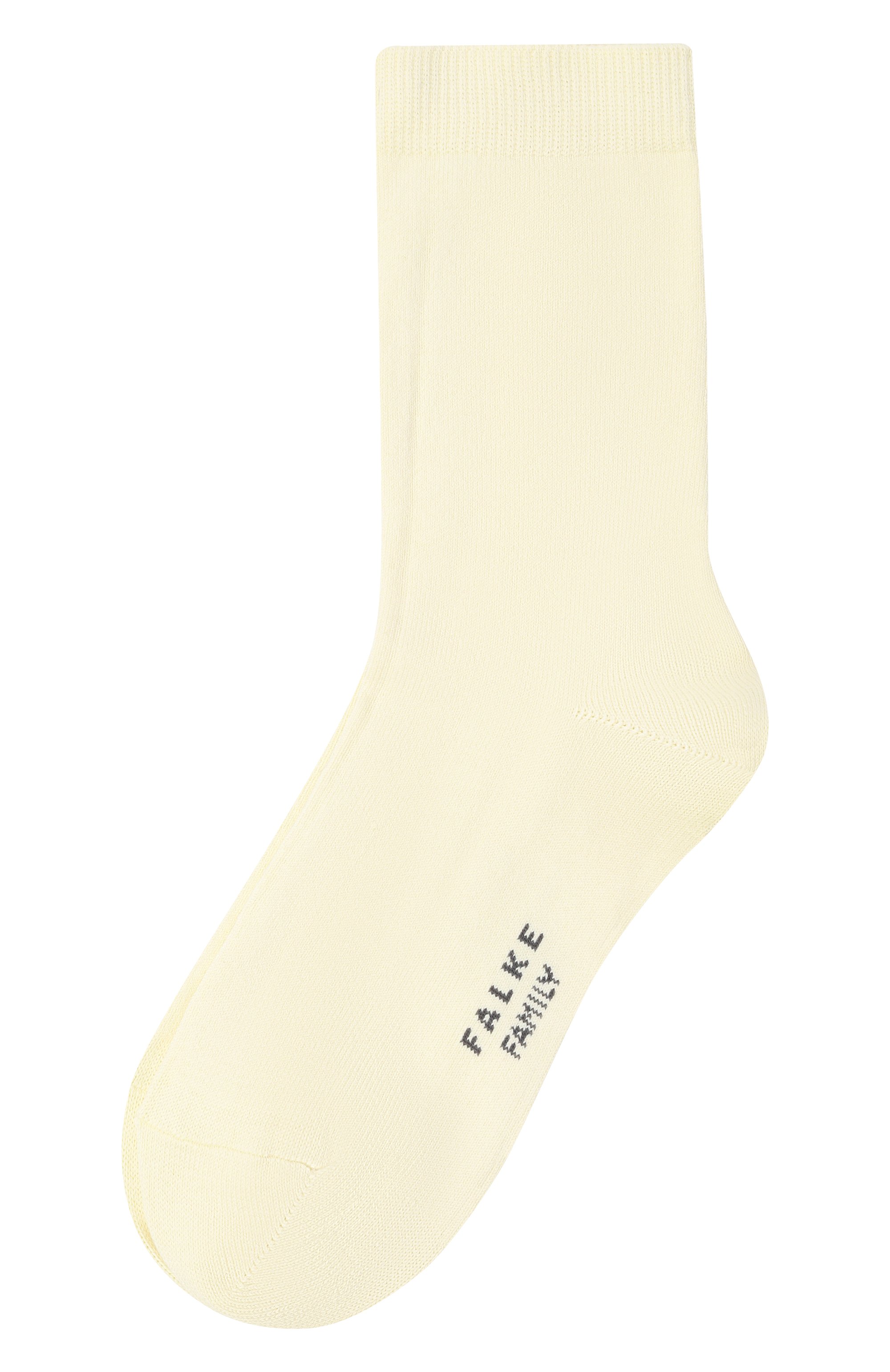 Хлопковые носки FALKE кремового цвета по цене 2090 руб., арт. 46490, фото 1 Хлопковые носки FALKE, арт. 46490, фото 1