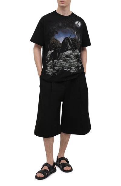 Хлопковая футболка BURBERRY, арт. 8037005, фото 2