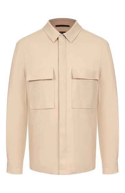 Мужская льняная рубашка ZEGNA, арт. S0T10B/UFV60A9