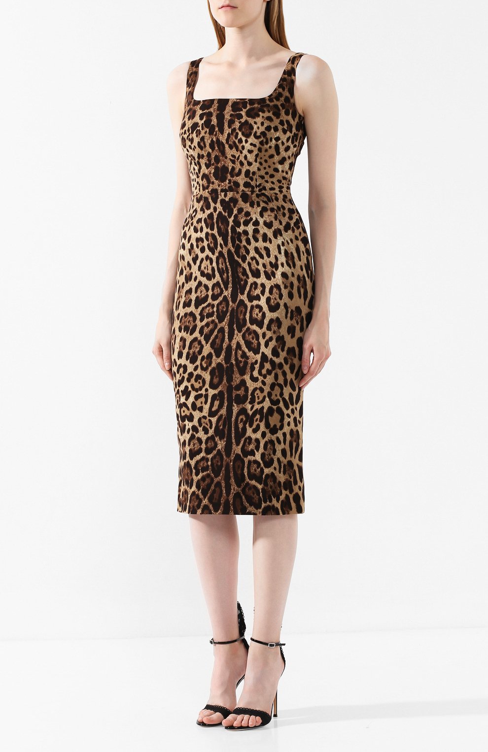Шелковое платье DOLCE & GABBANA, арт. F6F4ZT/FSADD, фото 3