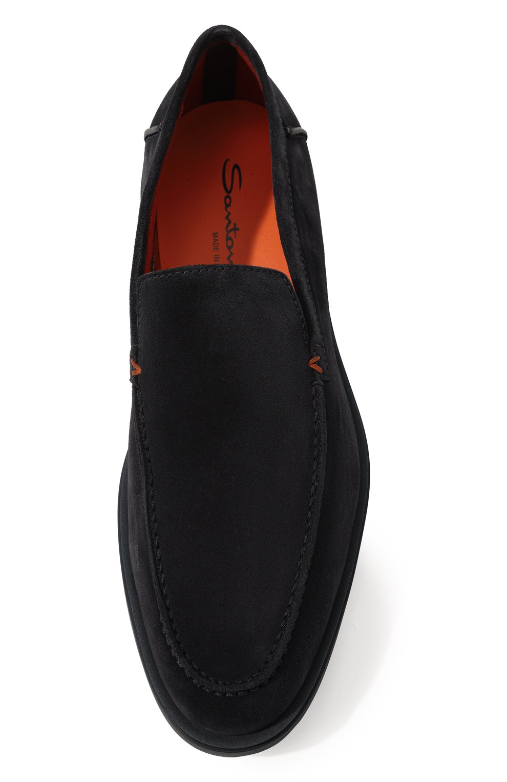 Замшевые лоферы detroit SANTONI, арт. MGDG1782400TKSVUU60, фото 6