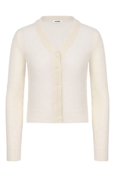 Женский кардиган из шерсти и шелка JIL SANDER, арт. J02HP0059/J14875