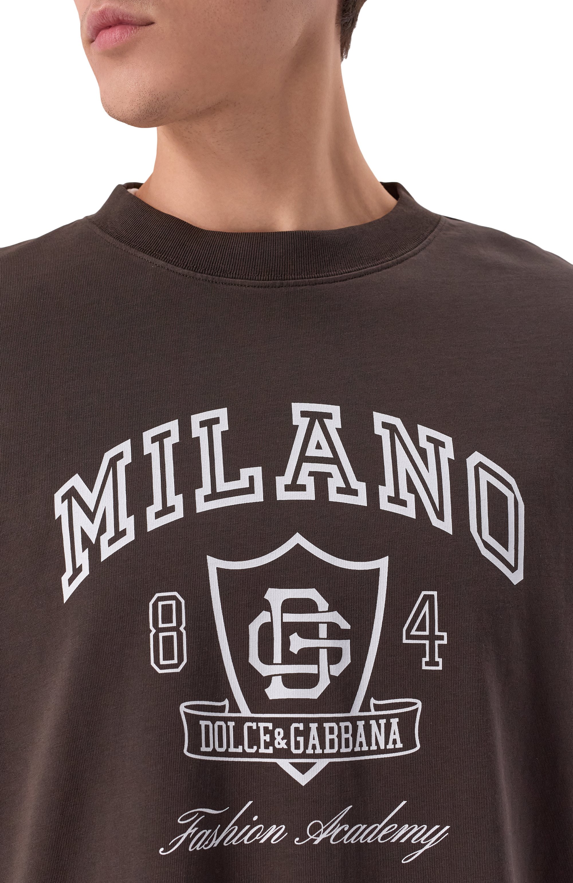 Хлопковый свитшот DOLCE & GABBANA, арт. G8SY0T/G7PLR, фото 5