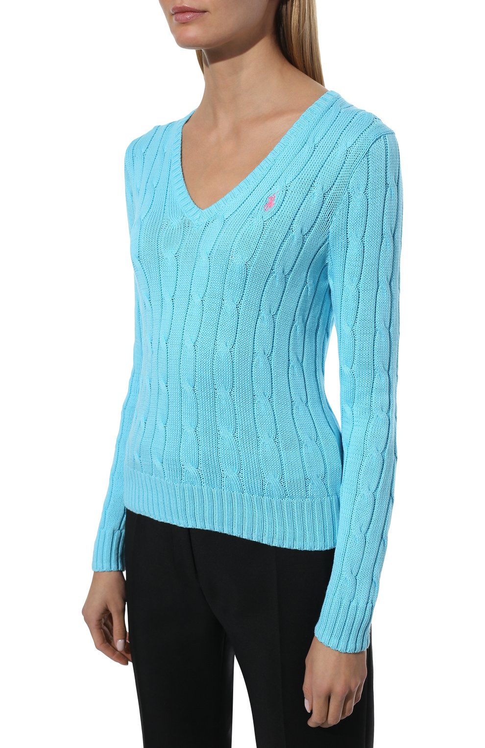 Хлопковый пуловер POLO RALPH LAUREN, арт. 211580008, фото 3
