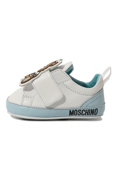Кожаные пинетки MOSCHINO, арт. 77279, фото 2