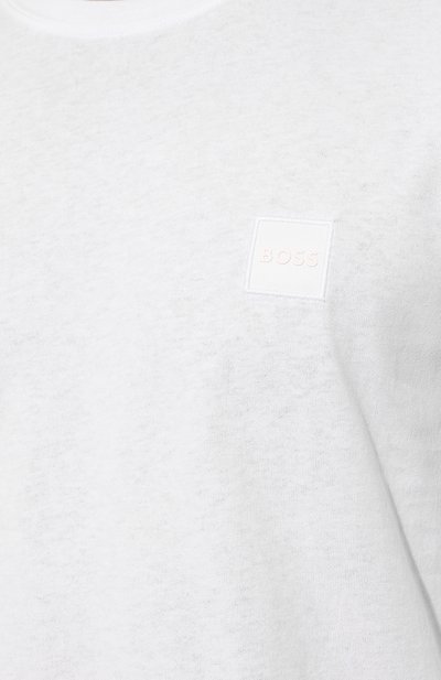 Хлопковый лонгслив BOSS ORANGE, арт. 50476192, фото 5