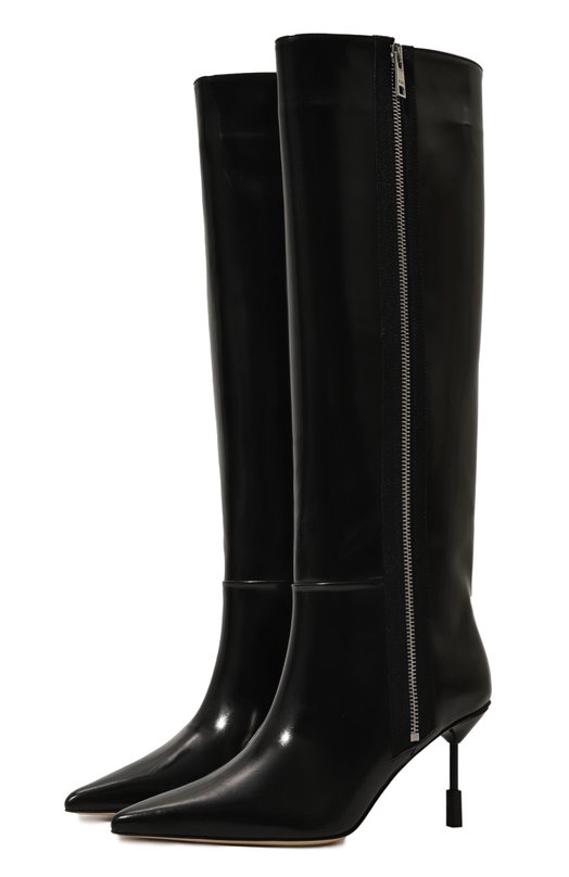 

Кожаные сапоги MSGM, Чёрный