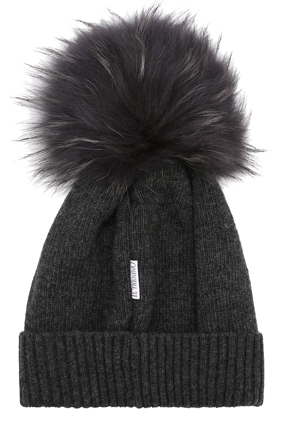 Шапка из смеси шерсти и кашемира с меховым помпоном IL TRENINO, арт. 15 8637/E0, фото 2
