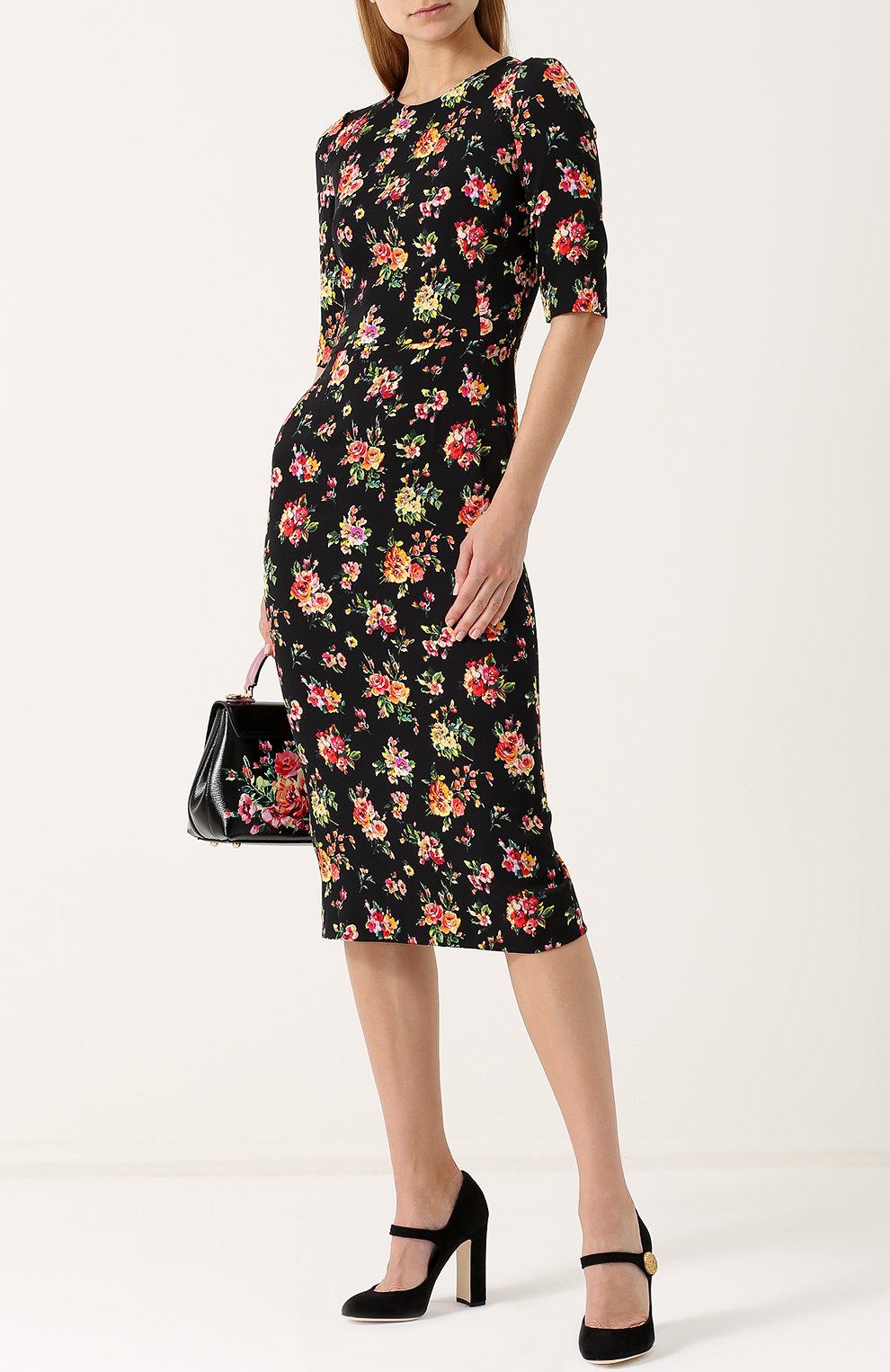 Замшевые туфли vally на устойчивом каблуке DOLCE & GABBANA, арт. 0112/CD0884/A1275, фото 2