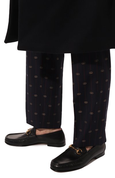 Кожаные лоферы 1953 horsebit GUCCI, арт. 307929 BLM00, фото 3