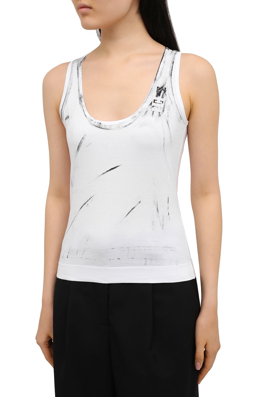 Хлопковый топ GIVENCHY, арт. BW60TD3Z51, фото 3
