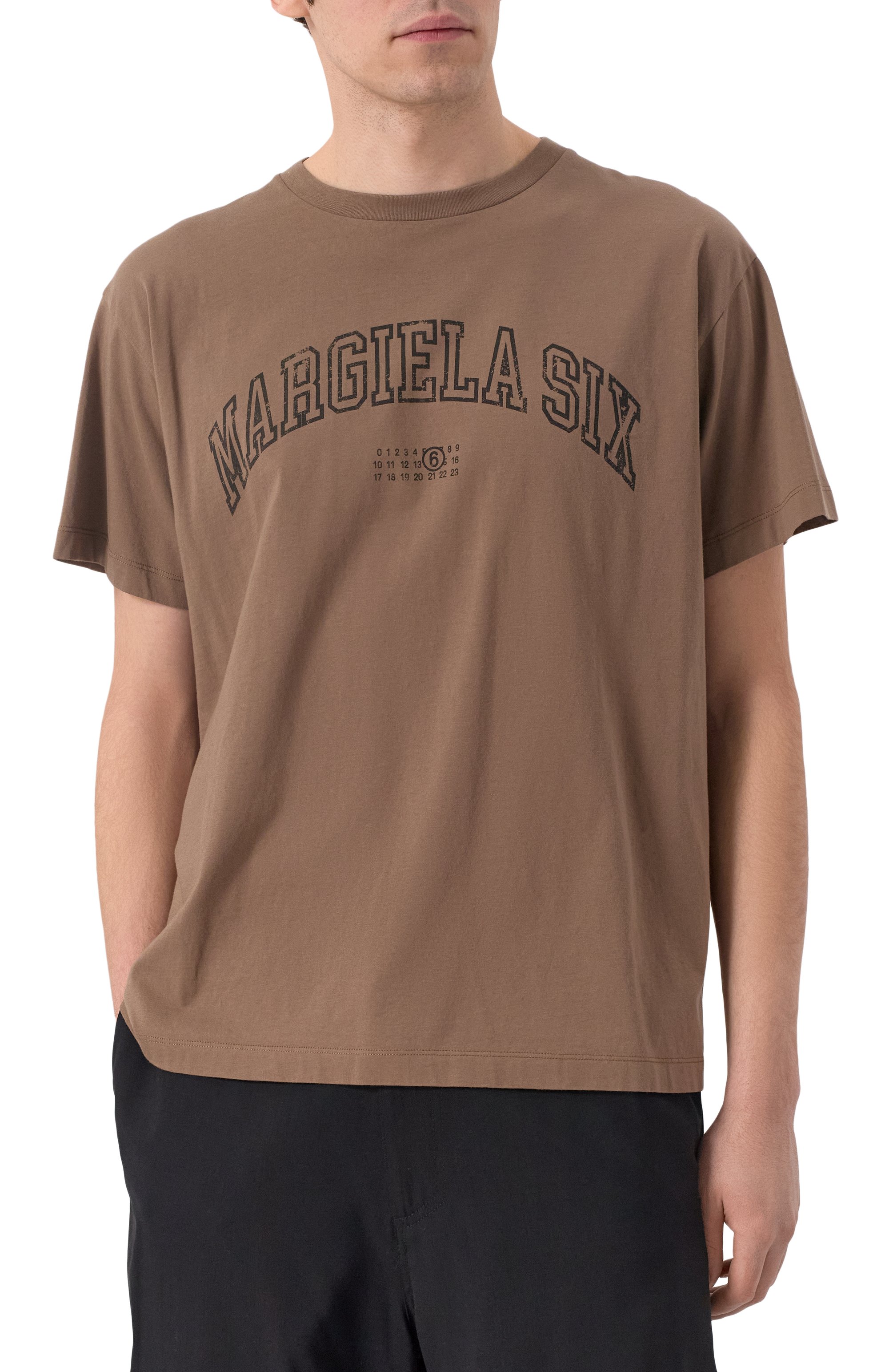 Хлопковая футболка MM6, арт. SH0GC0046/S24312, фото 3