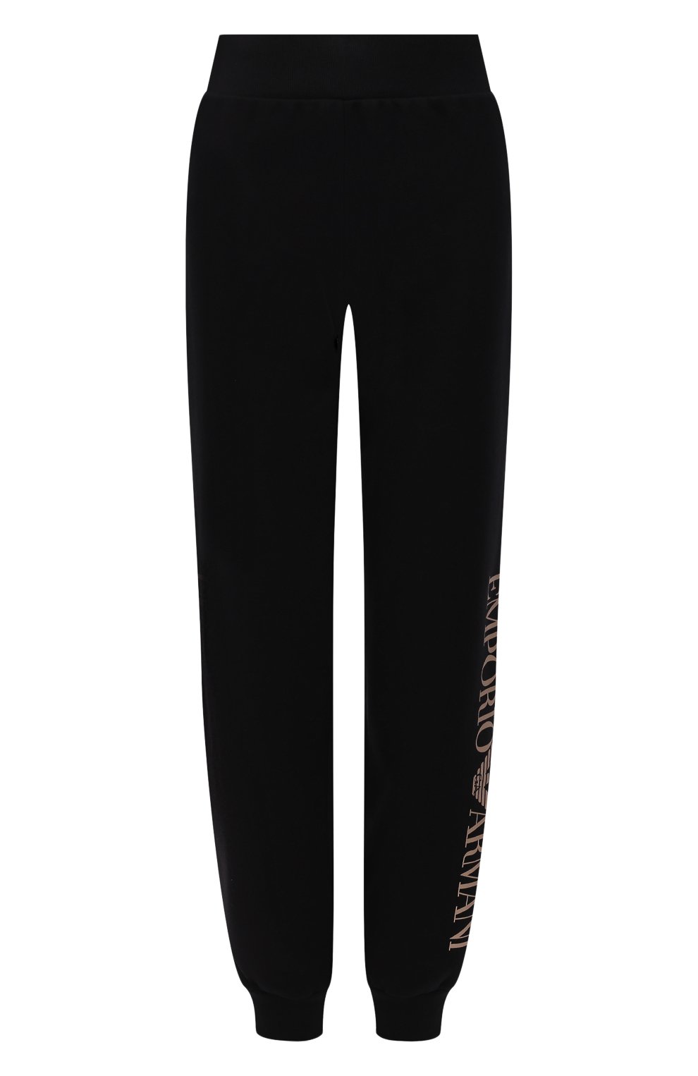 Джоггеры EMPORIO ARMANI черного цвета по цене 9920 руб., арт. 164416/1A250, фото 1 Джоггеры EMPORIO ARMANI, арт. 164416/1A250, фото 1