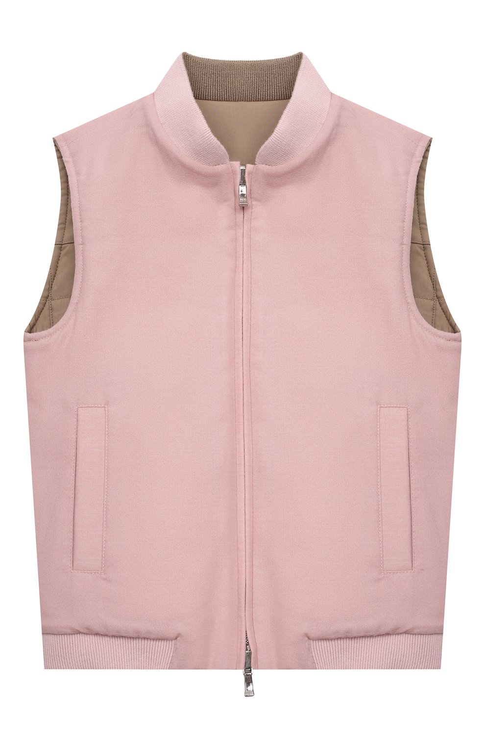 Двусторонний жилет LORO PIANA розового цвета по цене 112000 руб., арт. FAL5513., фото 4 Двусторонний жилет LORO PIANA, арт. FAL5513., фото 4