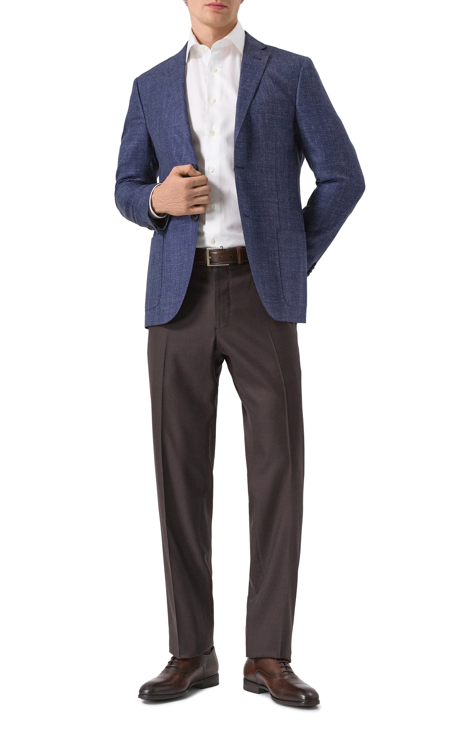 Кожаные оксфорды BARRETT, арт. 201U107.14/C0RSAR0, фото 2