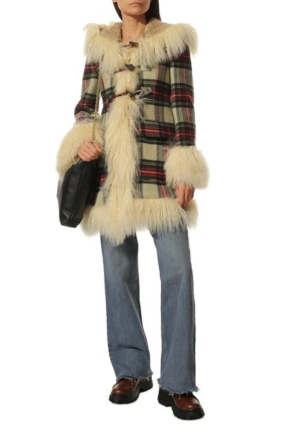 Кожаные ботинки MIU MIU, арт. 5T692C-3L1P-F0046-030, фото 2