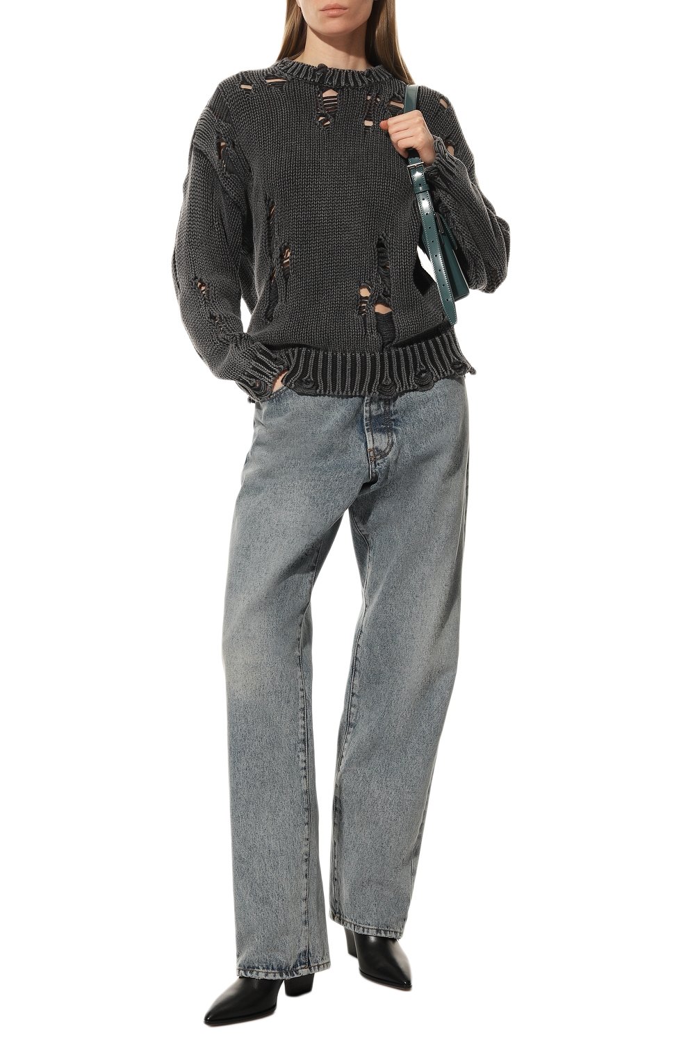 Хлопковый пуловер R13, арт. R13WY089-Y054B, фото 2