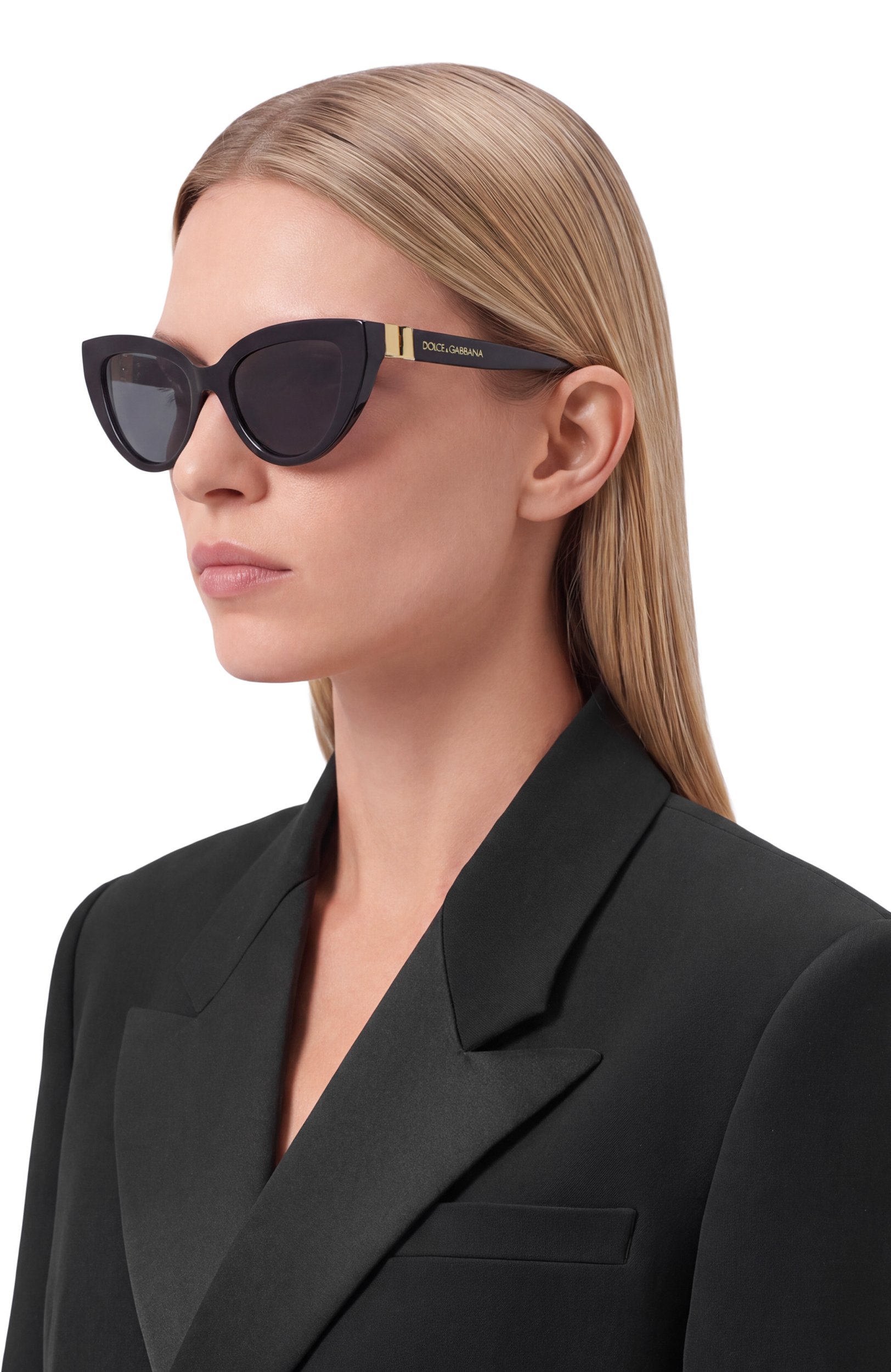 Солнцезащитные очки DOLCE & GABBANA черного цвета по цене 49950 руб., арт. 4497-501/87, фото 2 Солнцезащитные очки DOLCE & GABBANA, арт. 4497-501/87, фото 2