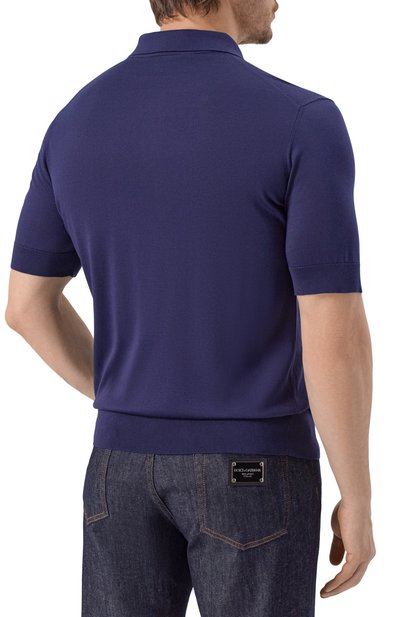 Шелковое поло DOLCE & GABBANA, арт. GXZ02Z/JBS05, фото 4