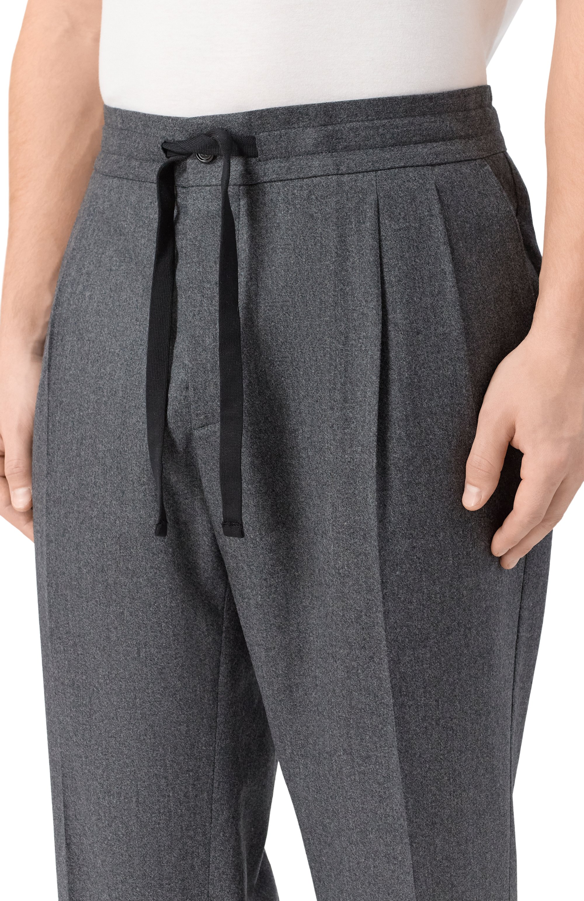 Шерстяные брюки DOLCE & GABBANA, арт. GP12PT/FURNC, фото 5