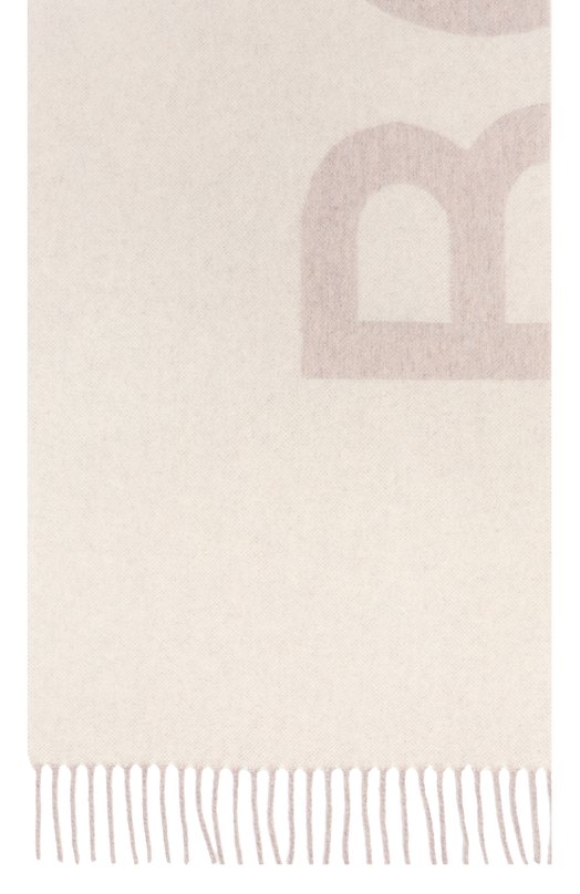 Шерстяной шарф Bogner 98089307 Бежевый  98089307 Фото 4