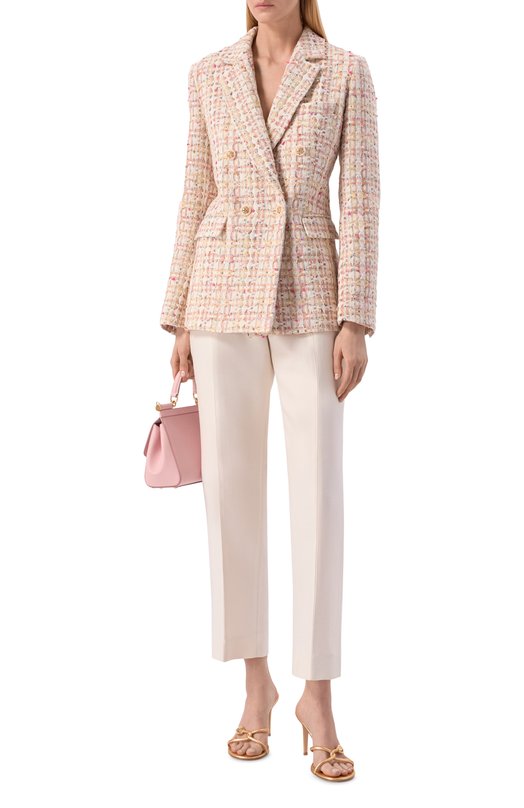 Твидовый жакет Seven Lab 126-S-W-10-09-077 Бежевый  126-S-W-10-09-077 Фото 2