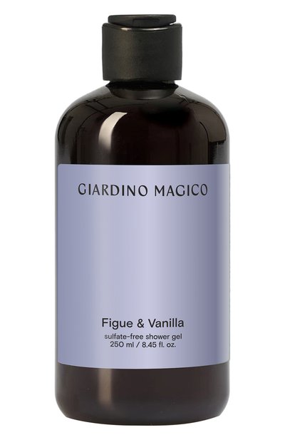 Женского бессульфатный гель для душа figue &amp; vanilla (250ml) GIARDINO MAGICO, арт. 4640200322616