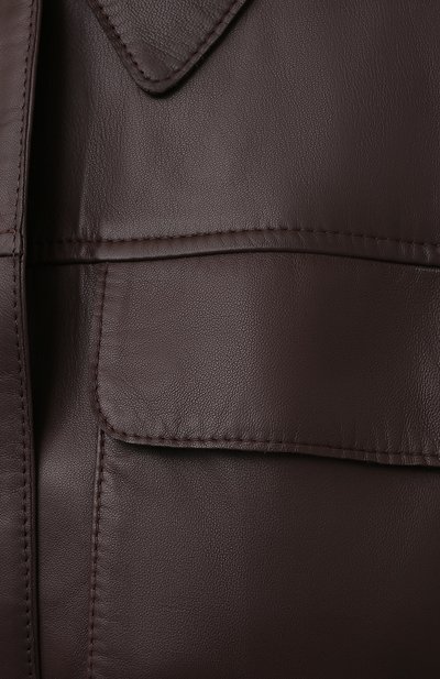 Кожаная рубашка BRUNELLO CUCINELLI, арт. MPTAN8962, фото 5