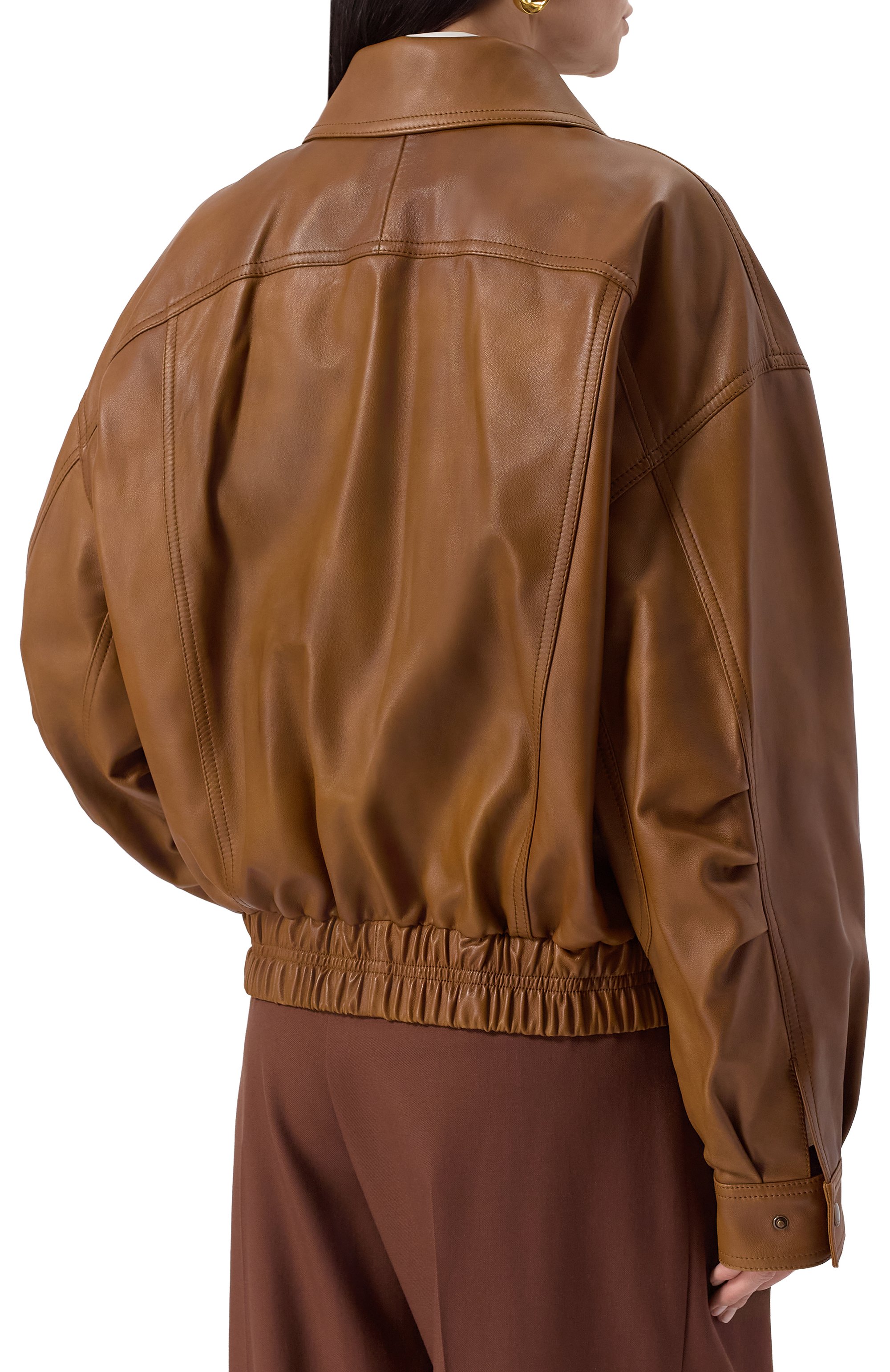 Кожаная куртка SAINT LAURENT, арт. 824387/YCSF2, фото 4