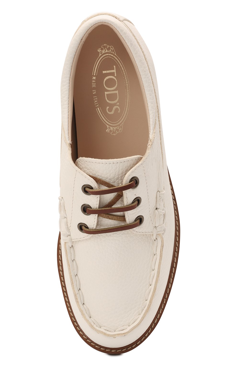 Кожаные дерби TOD’S, арт. XXW05E0EB70EK0, фото 5