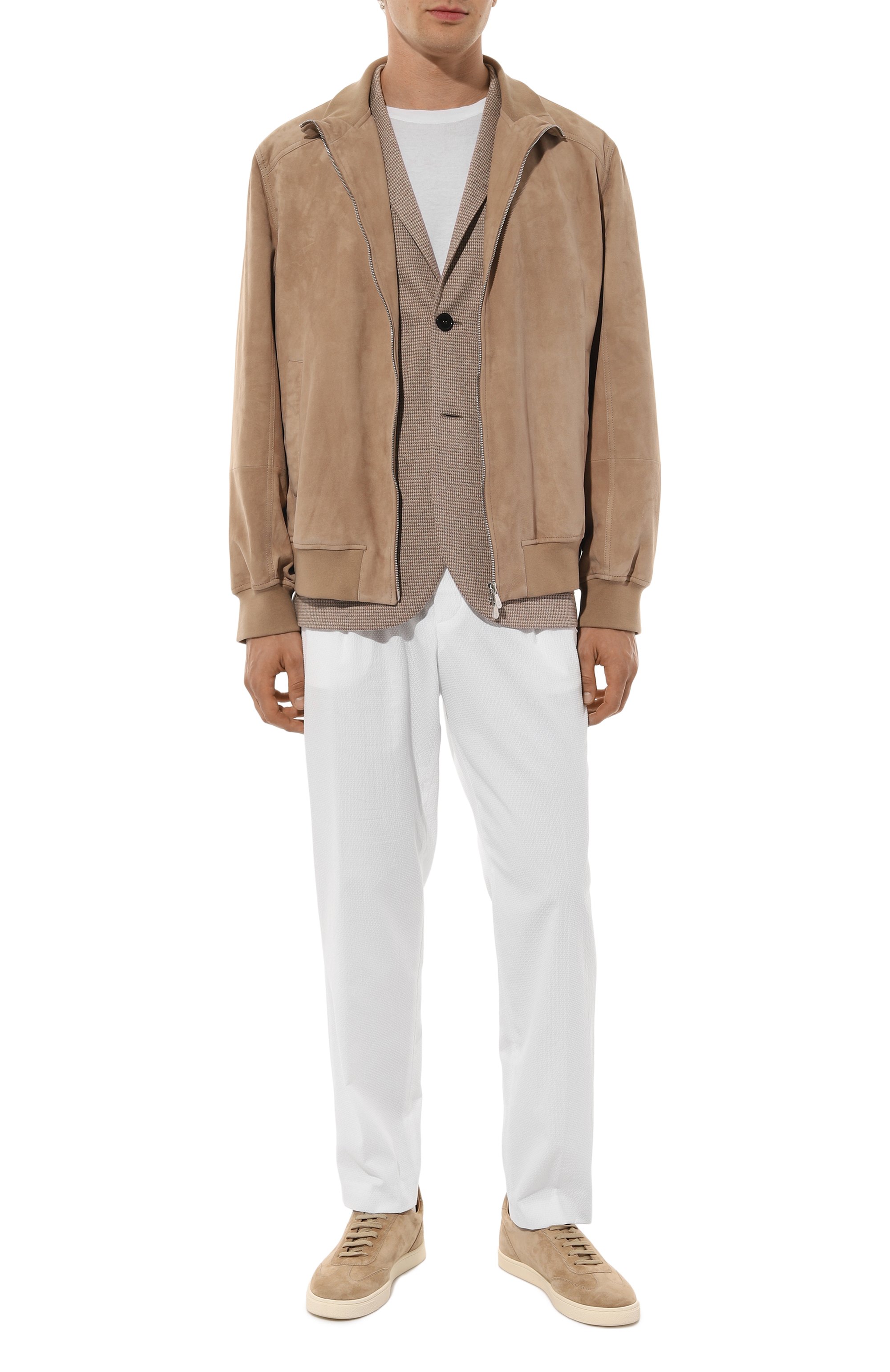 Замшевый бомбер BRUNELLO CUCINELLI, арт. MPCAI1971, фото 2