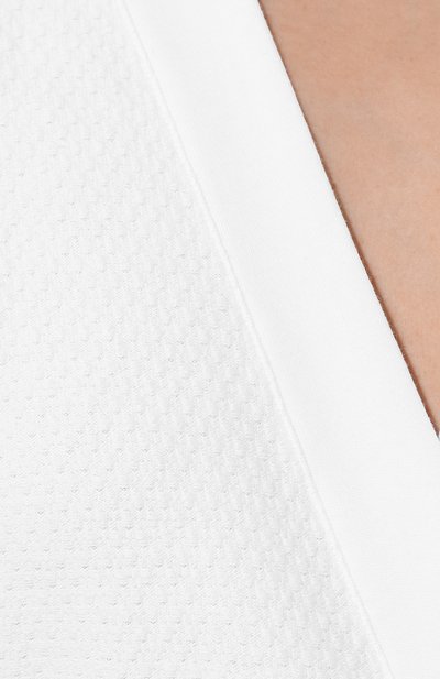 Хлопковый халат HANRO белого цвета по цене 31590 руб., арт. 077303, фото 5 Хлопковый халат HANRO, арт. 077303, фото 5