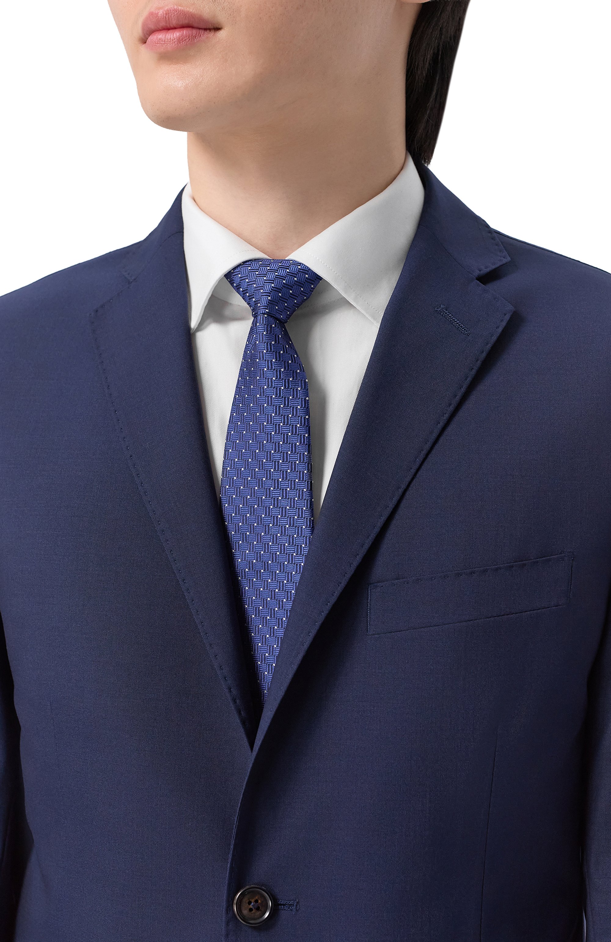 Шелковый галстук CANALI, арт. 18/HJ04531, фото 2