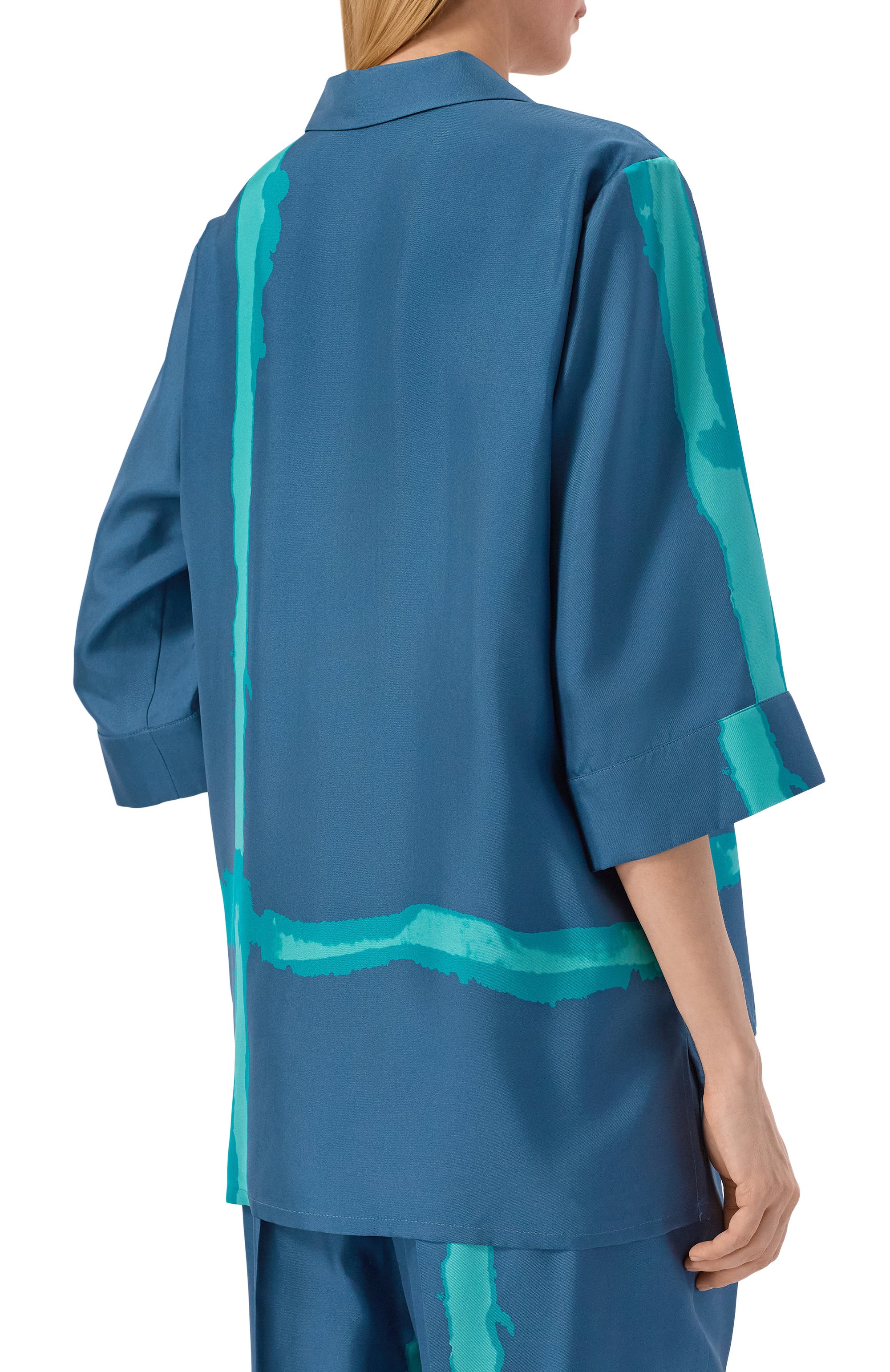 Шелковая блузка KITON, арт. D51411K0999G02, фото 4