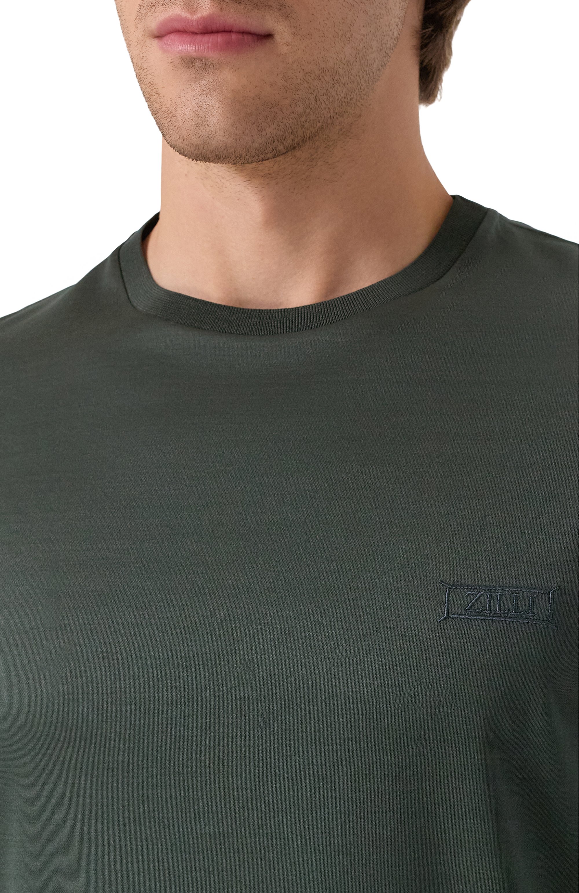 Хлопковая футболка ZILLI, арт. TSR02AM0100VNI000, фото 5