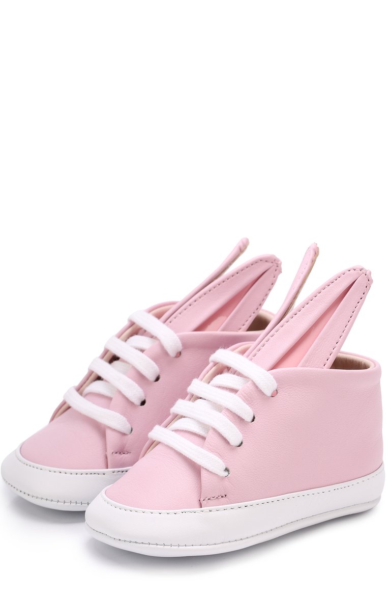 Кожаные пинетки с декором на шнуровке MINNA PARIKKA MINI, арт. BABYBUNNY/29, фото 1