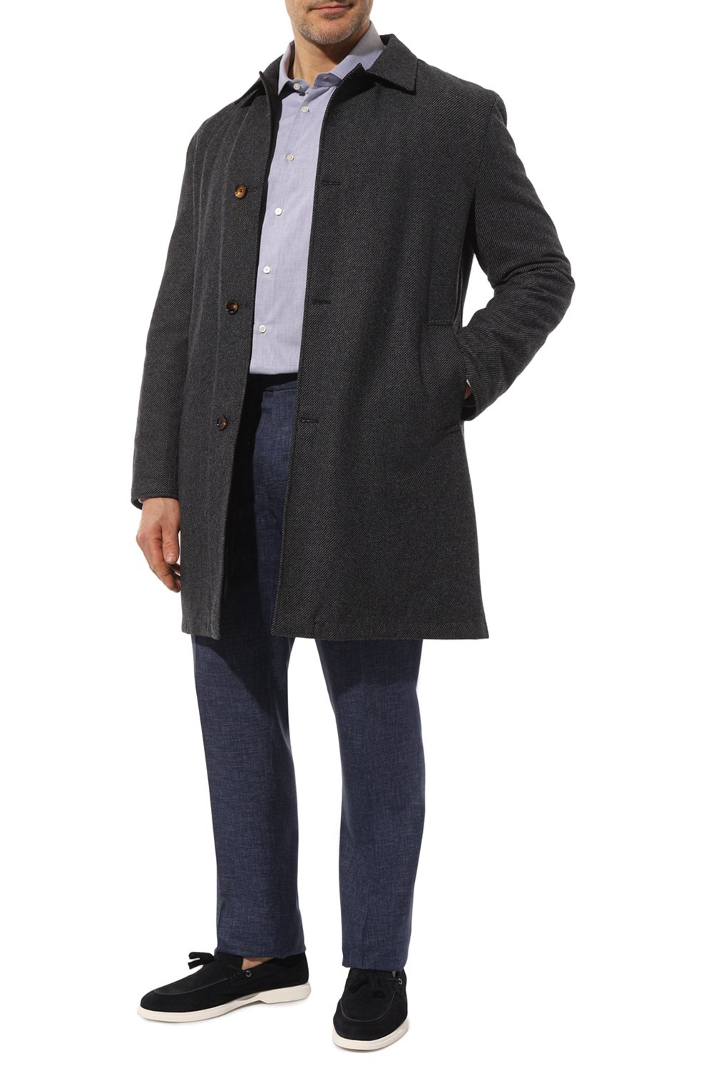 Замшевые лоферы BOSS, арт. 50517133, фото 2