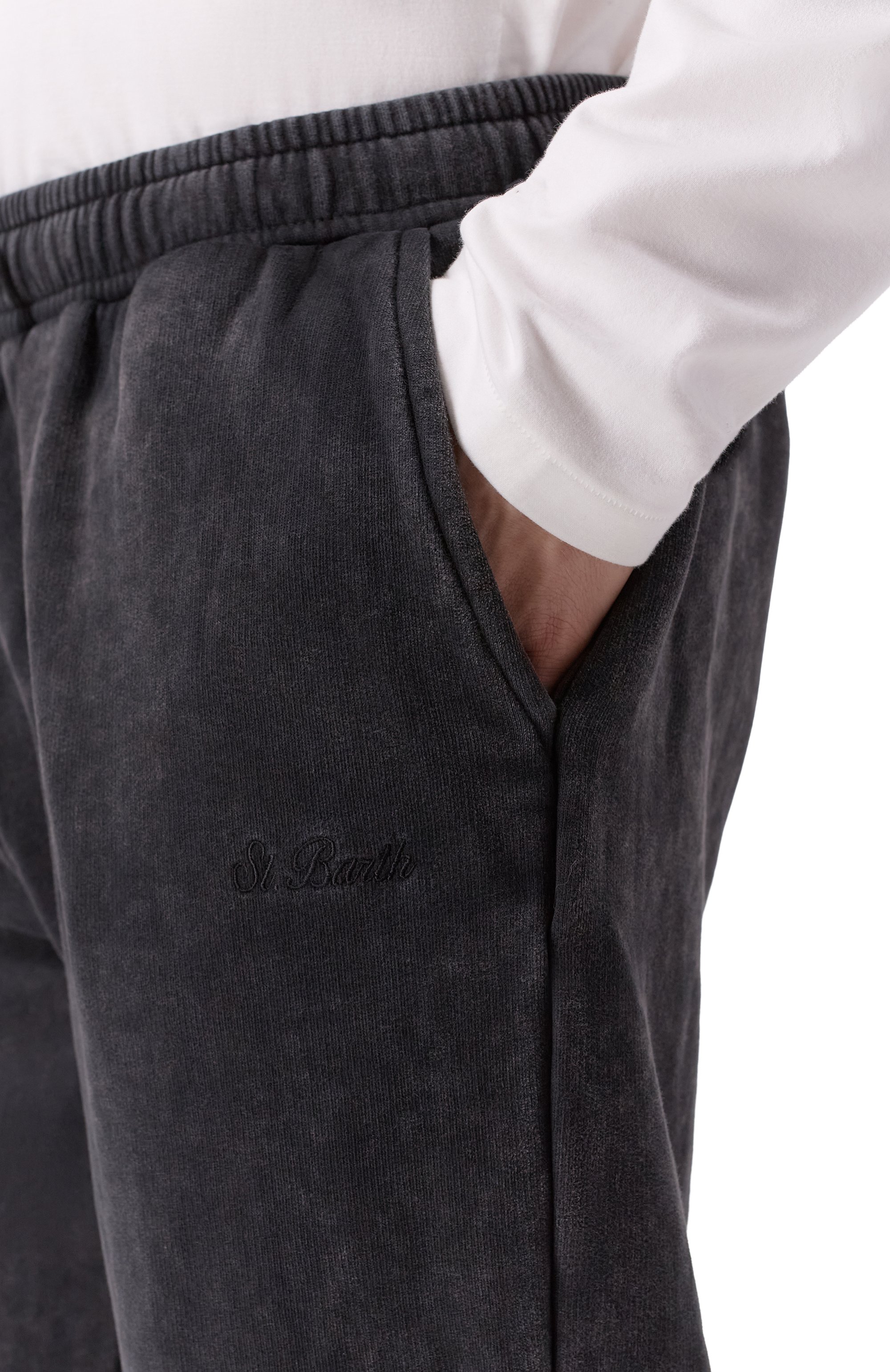 Хлопковые джоггеры MC2 SAINT BARTH, арт. B0LT010-00568I/B0LT WN, фото 5