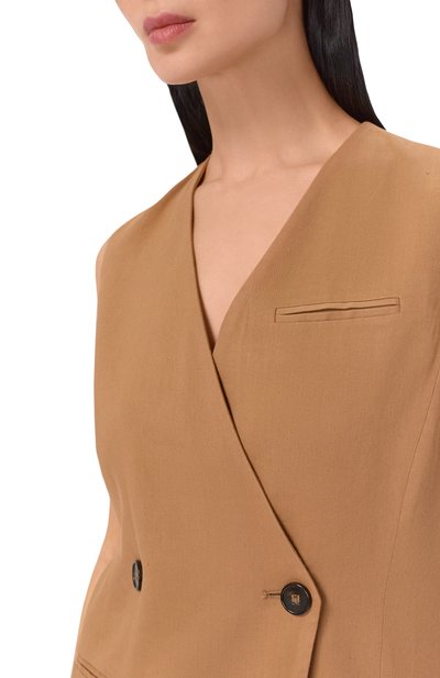 Жилет изо льна и вискозы LORENA ANTONIAZZI, арт. E2627GI03C/3347, фото 5