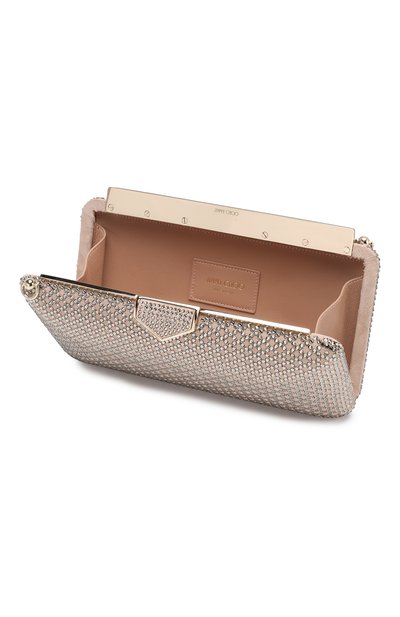 Клатч ellipse JIMMY CHOO светло-розового цвета по цене 164500 руб., арт. ELLIPSE/IAM, фото 4 Клатч ellipse JIMMY CHOO, арт. ELLIPSE/IAM, фото 4